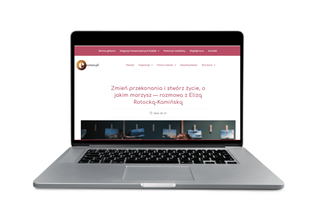 e-wenus-wywiad-z-Eliza-Rotocka-Kaminska wywiad z trenerką mentalną na portalu e-Wenus